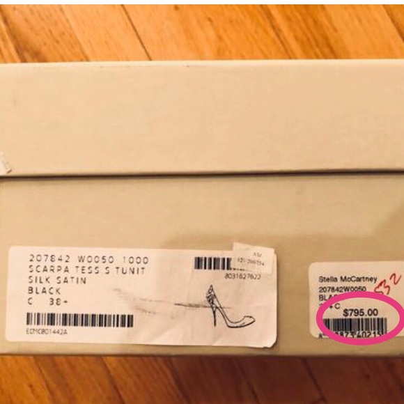 Stella McCartney Black & Metal Filigree Pumps - Picture 11 of 11